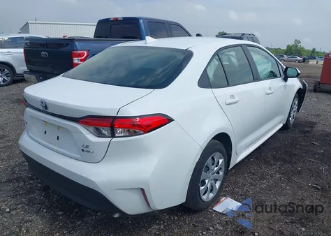 2025 Toyota Corolla Hybrid Le from USA, damaged, VIN JTDBCMFE0SJ038528